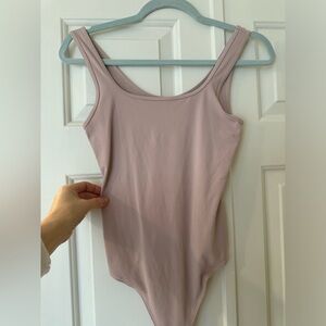 Abercrombie & Fitch Light Pink Seamless Bodysuit